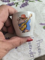 Olasz porcelán kupica, kis pohár eladó!