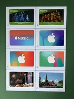 Ajándékkártya - plasztik kártya - Disney - Apple Music - iTunes - Ulm