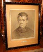 GARANTÁLTAN EREDETI NAGYMÉRETŰ INNOCENT FERENC / 1859-1934/:  PAPNÖVENDÉK