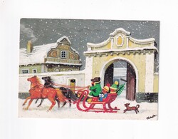 KA:58 Régi Karácsonyi képeslap