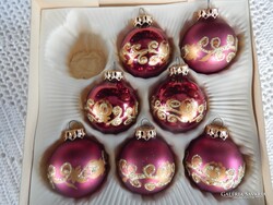 Régi üveg karácsonyfa díszek