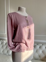 Cream 38-as púder színű viszkóz kardigán lurex szállal