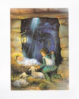 KA:80 Régi Karácsonyi képeslap