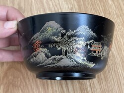 Kinai lakk fa kínáló, tál.