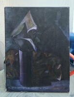 AKCIÓ! Németh György: Csendélet, 1971 (olaj, vászon) esti kép