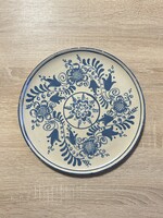 Korondi kék fali tányér tál