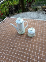 Alföldi petrezselyem mintás kiöntő, .cukortartó