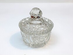 Üveg bonbonier - fedeles cukortartó