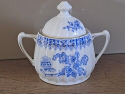 Régi porcelán cukortartó