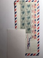 USA bèlyeg, levél