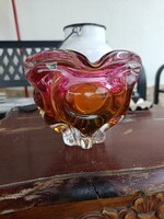 Josef Hospodka cseh üveg váza vagy asztalközèp