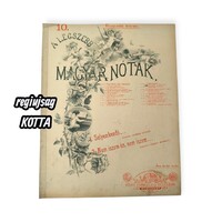 A legszebb magyar nóták – eredeti régi kotta (10. szám)