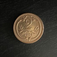 Ausztria (Austria) - 2 heller - 1908 coin
