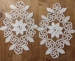 Adventi asztalra – kézzel horgolt csipke terítő 30*28cm