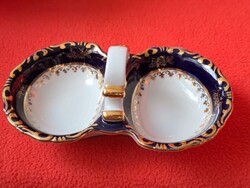 Hibátlan! Zsolnay Pompadour I mintás sótartó, borstartó