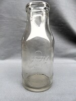 Régi OMTK Országos Magyar Tejszövetkezet 5 dl Tejesüveg 1938