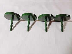 Gertyatartó zománcozott fém adventi koszorúhoz 4db egyben leszúrható rögzíthető