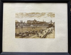 Gaál Domokos : Bárkák a Dunán,1905