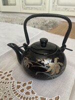 Keleti kerámia tea kiöntő fekete, nagyon szép.