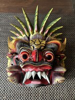 Bali balinéz barong maszk falidísz jó szellem