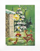 KA:67 Régi Karácsonyi képeslap