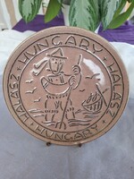 Városlődi Halász kerámia tál