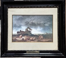 Munkácsy Mihály Vihar a pusztán