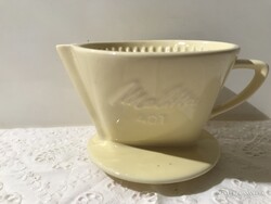SZŰRŐ - PORCELÁN - MELITTA  - MAGNÓLIA  - 14 x 10 x 8 cm - OSZTRÁK - HIBÁTLAN