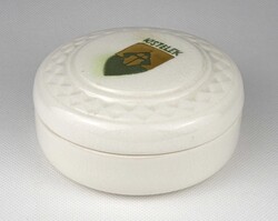 1X941 Régi Kistelek feliratú porcelán bonbonier 12 cm