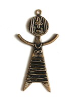 Percz János modernista ötvös ékszer medál