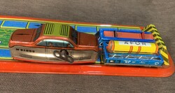 RETRO rakodó vonat lemezárugyári játék