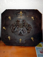 SZÉP FARAGOTT FA  FALI AKASZTÓ - KULCSTARÓ TÁBLA- Art&Decoration