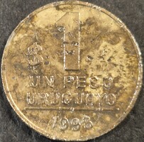 Uruguay 1 peso, 1998.
