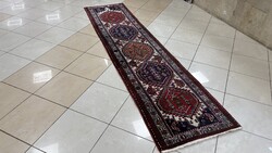 4170 Iráni Hamadan kézi gyapjú perzsa futó szőnyeg 70X290CM