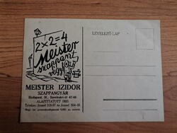 Meister szappan levelezőlap