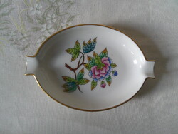 Herendi Victoria mintás porcelán hamutál, hamutartó