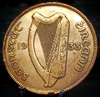 Írország 1 penny, 1933 A17E5
