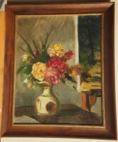 (K) Breznay József (1916-2012) : Csendélet műteremben