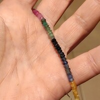 14k arany turmalin csúszó záras karkötő