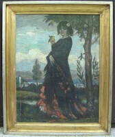 Dudits Andor - Spanyol táncosnő