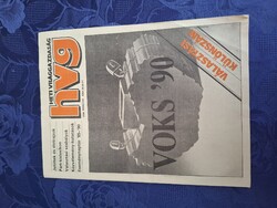 Heti Világgazdaság, hvg 1990. márciusban megjelent VOKS' 90 választási különszáma, 64 oldal