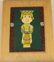 Királyfi - tűzzománc kép