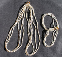 Gyöngy nyaklánc és karkötő