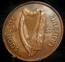 Írország 1 penny, 1937 A17D2