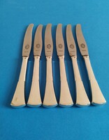 Ezüst 6 darab desszertes kés angol fazon