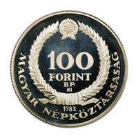 Czóbel Béla 100 Forint 1983 PP