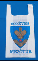 Retro 600 éves, Mezőtúr, Városgazdálkodási Vállalat reklámtáska 1978