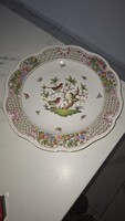 Herendi  porcelán Rothschild mintás fali tál 34cm