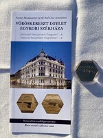 2025 Vöröskereszt Egylet egykori székháza 3000 Forint színesfém emlékérme, UNC, prospektussal