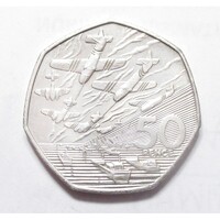 Egyesült Királyság,50 pence 1994 - A Normandiai partraszállás 50. évfordulója aUNC+ nikkel